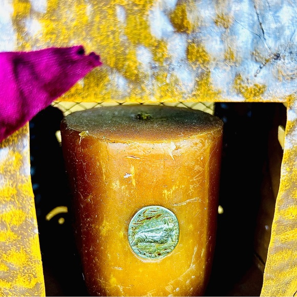 Large Owl Candle Lantern Metal Vintage Sculptural Candle Holder Décor - Picture 6 of 6